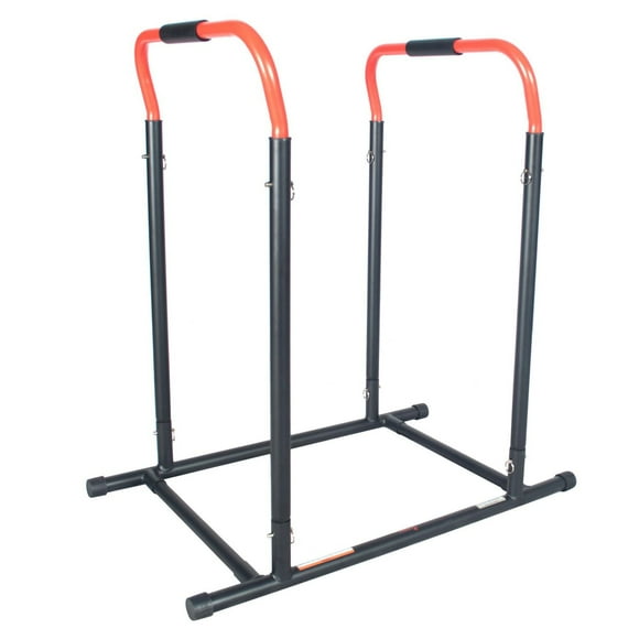 Sunny Health & Fitness High Weight Capacity Adjustable Dip Stand Station – SF-XF9937