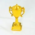 thumbnail image 4 of Houderco 2Ud Para Pastel Con Trofeos Plásticos Dorados Reciclables Y, 4 of 8