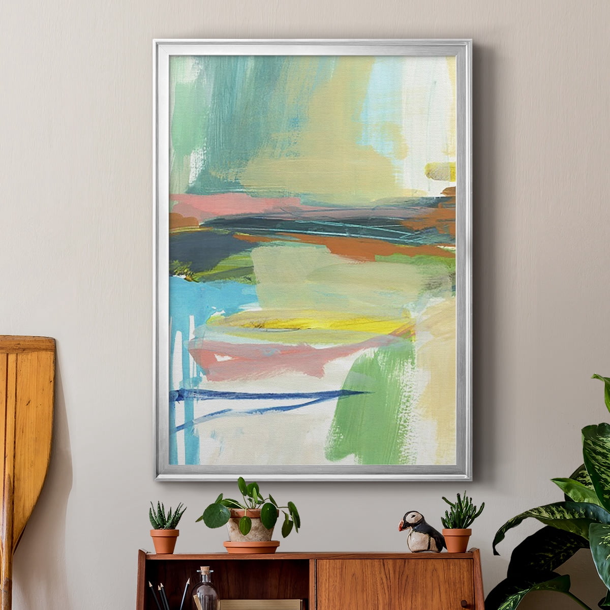 Radiant Horizon III Premium Framed Print, in Gold, Black, or Silver - Ready to Hang