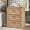 6Natural Oak, variant on FANRAL 3 Large Drawer Nightstand,29.5" Tall Night Stand,27.5" Wide Side Table,Wood Bedside Table Modern End Table,Small Wide Dresser for Bedroom,White Nightstand