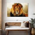 thumbnail image 3 of Elephant Stock Blue Eyed Lion Wall Art - Horizontal Canvas Wall Art - Living Room Wall Decor - Animal Canvas - Orange And Brown Decor - 48" x 32", 3 of 8