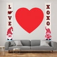 thumbnail image 5 of Hirigin Store Valentine's Day Porch Sign Letters Gnome Print Hanging Door Banner for Holiday Indoor Outdoor Decorations, 5 of 7