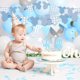 thumbnail image 4 of Banner KINGZONE de decoración para baby shower con body azul, 4 of 7