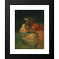 thumbnail image 2 of Robert Loftin Newman 14x18 Black Modern Framed Museum Art Print Titled - The Letter, 2 of 5