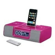 iHome iP9PRC - Clock radio with Apple Dock cradle - pink