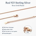 thumbnail image 6 of Suplight 925 Sterling Silver Women Necklace Box Chain for Women 1mm 18"22"26"30" Slim Chain Jewelry Gift, 6 of 7