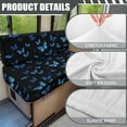 thumbnail image 6 of Yuyamidu Blue Butterfly RV Dinette Cushion Covers Stretchable RV Dinette Seat Covers 2 Pack RV Sofa Cushions Replacement 1 Backrest Cover and 1 Bench Cover, 6 of 7