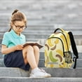 thumbnail image 7 of ALAZA Yellow Banana Backpack Elementary School Bag Bookbag Travel Rucksack, 7 of 7