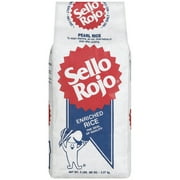 Sello Rojo Enriched Short Grain Rice, Pearl Rice, 5 lb Bag