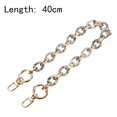 thumbnail image 4 of kusrkot Acrylic Alloy Bag Chain Strap Shoulder Strap Purse Making Accessories Detachable Gray 40cm, 4 of 9