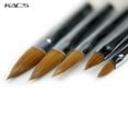 thumbnail image 4 of Kads Kolinsky Sable Acrílico Cepillo 5 Unids/Set Tamaño 2 #/4 #/6 #/8 #/10 # Cepillo Acrílico Negro Kolinsky Sable Acrílico Cepillos Para Uñas, 4 of 5