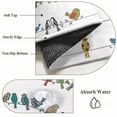 thumbnail image 6 of Cute Birds Area Rugs 2.7'x5', Washable Small Throw Rugs for Kitchen Bedroom, Funny Snowflake Wire Sparrow Indoor Outdoor Rug Non-Slip Low Pile Carpet Runner Reversible Floor Mats, 6 of 8