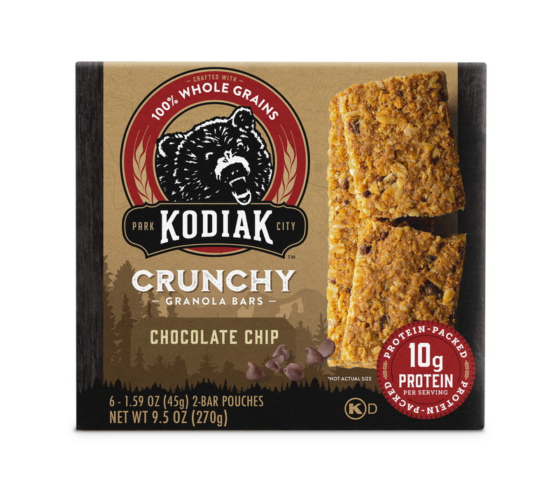 Kodiak Cakes Chocolate Chip Crunchy Granola Bar, 9.5 Ounces(Price/Case