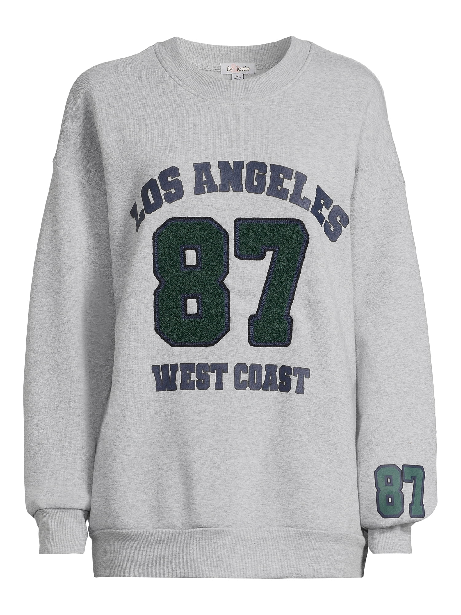 Liv & Lottie Women's Oversized Graphic Sweatshirt