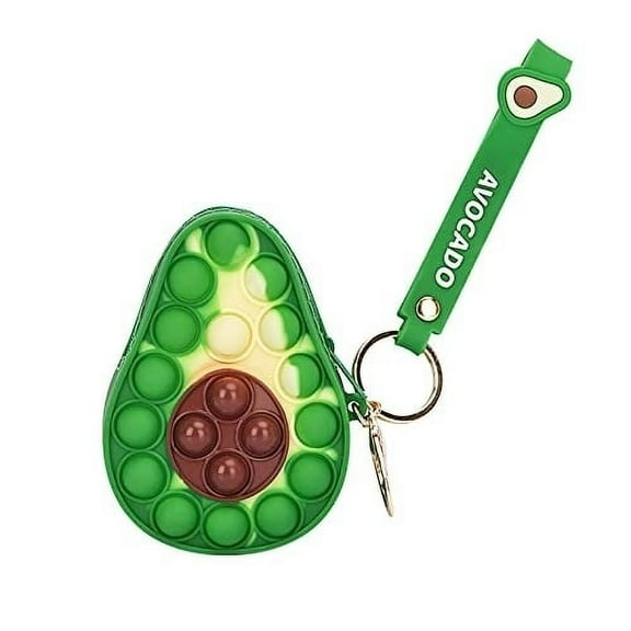 Bubble Popper Keychain Zipper Pouch Fidget Toy Pop Sensory Toy