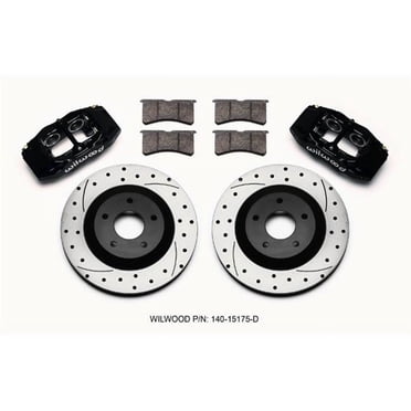 Wilwood SLC56 Front Caliper & Rotor Kit Black Corvette All C5 / Base C6 1997-2013 main image 0