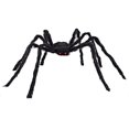 thumbnail image 2 of Halloween Spider Black & Hairy - Juguete de broma gigante para decoración del hogar (50 cm) Likrtyny Oficina Multiescena Multifunción, 2 of 7