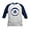 Navy/White, variant on CafePress - Blue Evil Eye With Gold Accents Baseball Jersey - Kids Cotton Baseball Jersey, 3/4 Sleeve Shirt