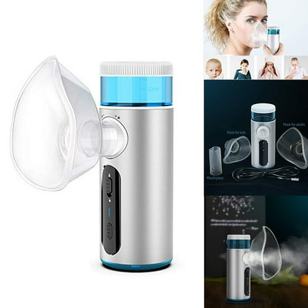 Handheld Inhaler Portable Ultrasonic Cool Mist Humidifier Nebulizer for Adults (Best Nebulizer For Kids)