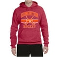 thumbnail image 2 of Wild Bobby City of Edmonton Hockey Fantasy Fan Sports Unisex Hoodie Sweatshirt, Vintage Heather Red, 3X-Large, 2 of 5