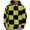 Yellow, variant on Men's Plaid Printed Hoodies Sweatshirt Loose Long Sleeve Hooded Printed Drawstring Sweatshirt With Pocket