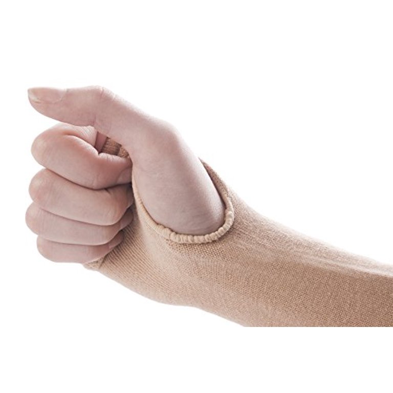 Djmed Arm Skin Protectors Protective Arm Sleeves For Sensitive Skin Help Protect From Tears Bruising Pair Tan Large Walmart Com