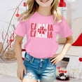 thumbnail image 2 of PMVFHDE Canada T-Shirt Imprimé Feuille d'Érable pour la Fête du, T-Shirt à Manches Courtes pour Filles, Col Rond, Coupe Décontractée, Basique, 2 of 4