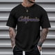 thumbnail image 2 of Camiseta de cuello redondo con estampado floral para hombre: manga corta, poliéster transpirable, diseño moderno, tallas S-XXXXXL para ropa informal de verano, 2 of 4