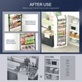 thumbnail image 5 of SUNALLY Over The Door Pantry Organizer, 8-Tier Pantry Organization and Storage, Metal Hanging Spice Rack for Kitchen, Laundry, Bathroom, Back of Door Seasoning Rack 8 Baskets, Black, 5 of 7