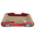 thumbnail image 3 of Colourtree Red Fun Sports Car Style Cat Scratcher - Protect Furniture, Safe Material for Cats’ Daily Scratching, 3 of 5