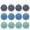 H, variant on Tkrady 12Pcs Christmas Large Velvet Balls Ornaments 2.36inch, Shatterproof Hanging Ball Set Xmas Bulk Flocked Ornaments for Christmas Tree Home Party Wreath Decorations