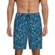 thumbnail image 1 of Fotbe Blue Glitter Pantalones Cortos de Pijama para Hombre, Ropa de Dormir, Pantalones de Pijama Cortos para Hombre-Small, 1 of 6