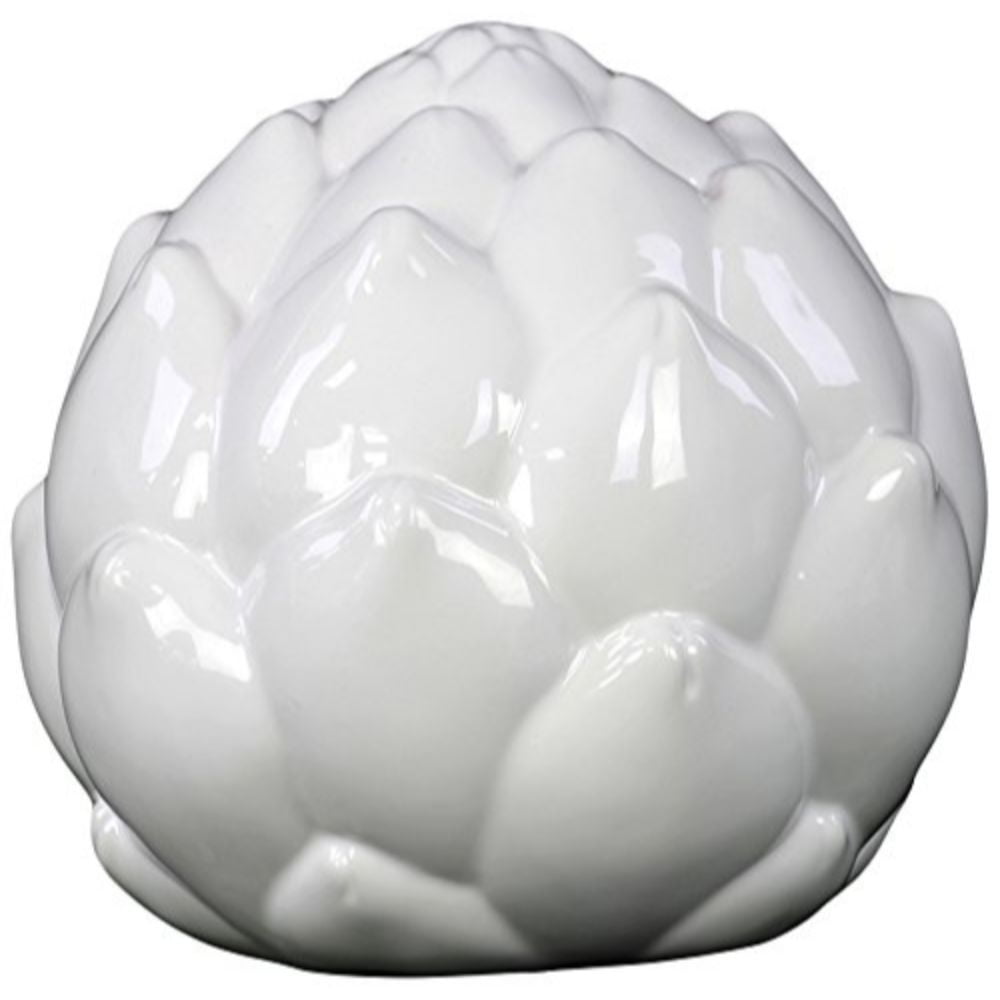73143 Ceramic Artichoke White