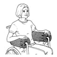 thumbnail image 3 of Skil-Care 706121 Lateral Stabilizer Full Armrest Bolster with Sheepskin Cover - 16 & 6 in. Dia., 3 of 5