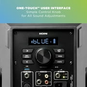 ION Power Glow 300 300-Watt Portable Bluetooth Party System Speaker with Lights, Microphone, and Stereo-Link