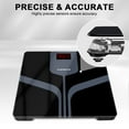 thumbnail image 3 of Metene Digital Body Weight Scale, Highly Accurate Scales, Measures Weight up to 400 lbs, Includes Batteries, 3 of 6