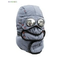 thumbnail image 2 of BadPiggies Winter Thermal Trapper Hat with Glasses Unisex Pilot Hats Full Face Neck Ski Hunting Outdoor Cap (Gray), 2 of 6
