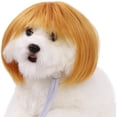 thumbnail image 4 of Cute Short Hair Wig Pet Headband, Funny Pet Wig Hair Accessories for Dogs & Cats, Funny Pet Wig Headband for Dogs & Cats – Cute Costume Accessory for Photos, Parties & Holidays (G), 4 of 6