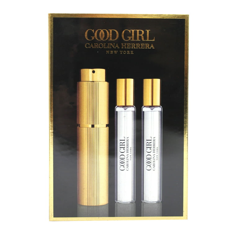 Carolina Herrera Good Girl 3-Piece Set for Women (2.7 Oz Eau De Parfum  Spray + 3.4 Oz Body Lotion + 0.33 Oz Travel Spray)