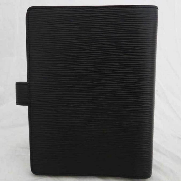 Louis Vuitton agenda MM epi Leather Notebook cover Black