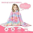 thumbnail image 3 of Blanket for Kids Girls, Christmas Throw Blanket for Girls, Flannel Furry Fleece Blanket, Blankets for Kids, 60 x 50 in, 3 of 7