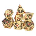thumbnail image 1 of Dados Con Patrón De Dragón, Dados Poliédricos Divertidos Y Exquisitos Portátiles, 7 Uds., Para Fiestas Navideñas OTVIAP Dragon Pattern Dice, 1 of 8