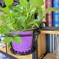 thumbnail image 6 of Set of 2 Planter with Stand Pot Rack Pots for Indoor Plants Shelf Black, 6 of 8