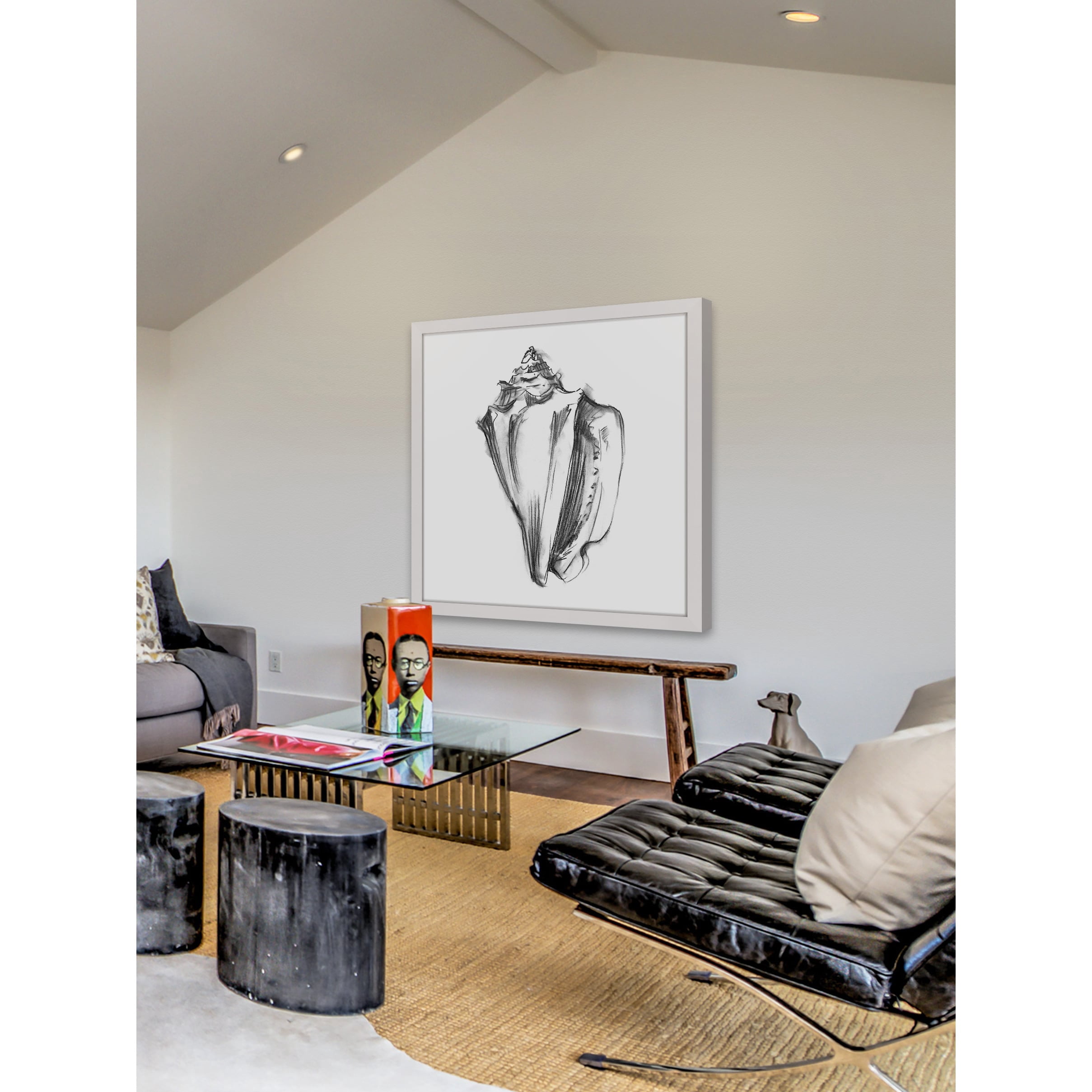 Marmont Hill "Shell Sketch I" Framed Painting Print