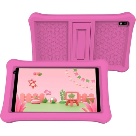 Kids Tablet Toddler Tablet, 7" Tableta for Boys Girls With Child protective cover 2GB+32GB Android Tablet, WiFi Dual Camera IPS Safety Eye Protection Screen, Parental Control APP Kid Tablets Orange