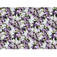 thumbnail image 2 of Zelouf Stretch Poplin Print  , Sewing, DIY, Crafts Fabric by the Yard, 679 Purp/lime, 1 Yard, 2 of 2