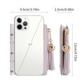 thumbnail image 6 of GAEKEAO Small Womens Wallet RFID Blocking Bifold Card Holder Tassel Vegan Leather Wallets Cute Pattern with Zipper Pocket, 6 of 6