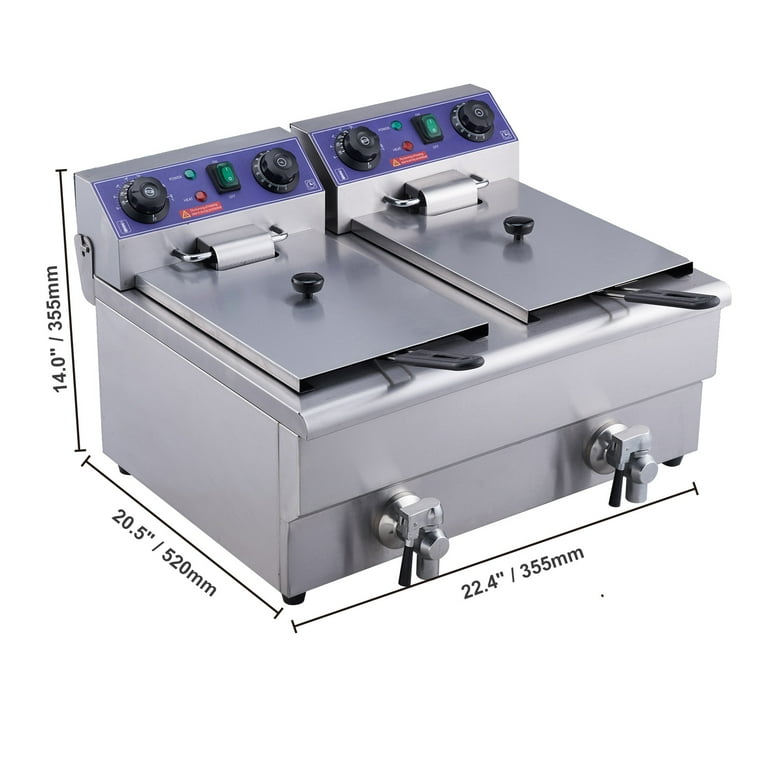 Commercial countertop deep fryer 2025