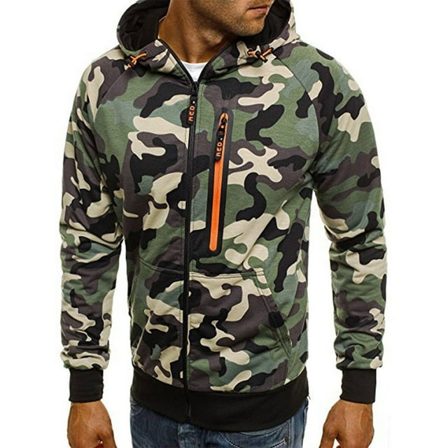 Suéter de camuflaje deportivo informal de moda de otoño e invierno para hombre, chaqueta con capucha y jersey para hombre Pompotops oipoqjl16424