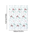 thumbnail image 3 of Aufmer Home Hotel Bathroom Partition Curtain Thickened Waterproof Fabric Privacy Isolation Drape Mildew Resistant Decorative Cover For Shower Room Toilet Daily Use, 3 of 6